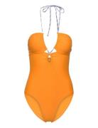 Solid Billa Swimsuit Uimapuku Uima-asut Orange Becksöndergaard