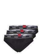 Triplet Brief Stripe Alushousut Brief Tangat Black HUGO