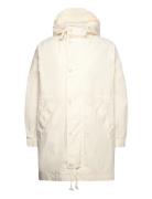 D2. Cotton Parka Parka Takki Cream GANT