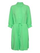 Srelianna Shirt Dress Lyhyt Mekko Green Soft Rebels