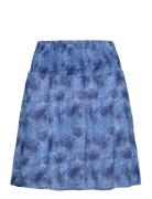 Davilaiw Skirt Lyhyt Hame Blue InWear