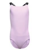 Swimsuit Bg Rib La Elastic Uimapuku Uima-asut Purple Lindex