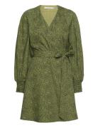 Calliopegz Dress Lyhyt Mekko Khaki Green Gestuz