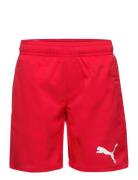 Puma Swim Boys Medium Length Shorts 1P Uimashortsit Red Puma Swim