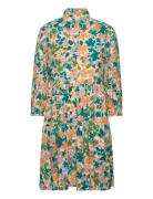 Yasleafa 3/4 Shirt Dress S. Lyhyt Mekko Multi/patterned YAS