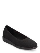 Womens Cleo Flex Wedge - Flipside Ballerinat Black Skechers