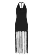 Light Jersey Maxi Dress Maksimekko Juhlamekko Black ROTATE Birger Chri...