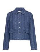 Karin Patch Jackets Farkkutakki Denimtakki Blue Hosbjerg