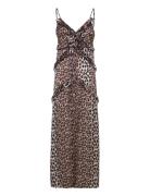 Hayes Recycled Maxi Dress Maksimekko Juhlamekko Brown Notes Du Nord