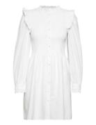 Onlaspen L/S Smock Dress Wvn Lyhyt Mekko White ONLY