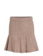 Visachin New Hw Skater Knit Skirt/Su/1 Lyhyt Hame Brown Vila