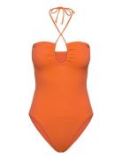 Seadive Bandeau Piece Uimapuku Uima-asut Orange Seafolly