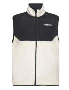 Contrast Fleece Waistcoat Liivi White Lindbergh