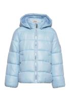 Kognewemmy Savannah Quiltd Jacket Cp Otw Toppatakki Blue Kids Only