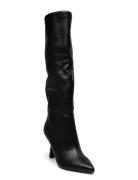 Jazz Up Boot Korkeavartiset Saapikkaat Black Steve Madden