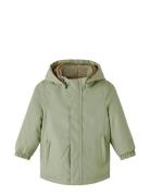 Nmnlasnow10 Jkt Fo Solid Lil Toppatakki Green Lil'Atelier