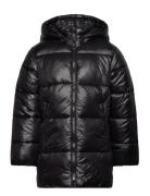 Kogscarlett Hood Puffer Cp Otw Toppatakki Black Kids Only