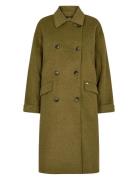 Mmvenice Wool Coat Outerwear Coats Winter Coats Green MOS MOSH