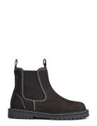 Carlo Leather Chelsea Boot Bootsit Nauhalliset Saapikkaat Black Liewoo...