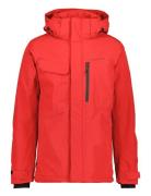 Stefan Usx Jkt Parka Takki Red Didriksons