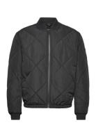 Signature Quilt Bomber Bombertakki Takki Black Calvin Klein