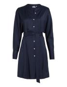 Rwb Short Shirtdress Ls Lyhyt Mekko Navy Tommy Hilfiger