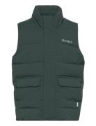 Maddox Puffer Vest Kids Toppaliivi Green Les Deux