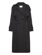 Candagz Oz Trenchcoat Trenssi Takki Black Gestuz