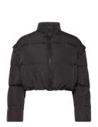 Detachable Down Puffer Jacket Vuorillinen Takki Topattu Takki Black Ro...