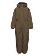 Nylon Junior Suit - Solid Lasten Haalarit Brown Mikk-line