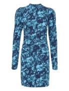 Ravagz Slim Dress Lyhyt Mekko Blue Gestuz