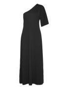 Chris Shoulder Dress Maksimekko Juhlamekko Black Marville Road