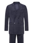 Fine Corduroy Superflex Dbsuit Puku Navy Lindbergh