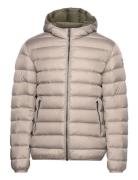 Mens Down Jacket Vuorillinen Takki Topattu Takki Beige Colmar