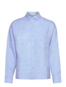 Justine - Shirt Pyjama Toppi Blue Etam