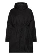 Anne Jacket Vuorillinen Takki Topattu Takki Black R-Collection