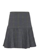 Skirt Jolin Check Lyhyt Hame Grey Lindex