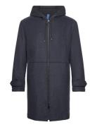 Paavo Wool Parka Coat Parka Takki Navy FRENN