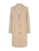 Sc-Asta Outerwear Coats Winter Coats Beige Soyaconcept