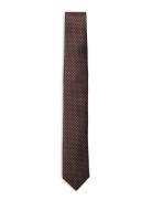 Slim Tie Solmio Kravatti Brown Amanda Christensen