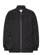 Slfberete Redown Bomber Jacket Bombertakki Black Selected Femme