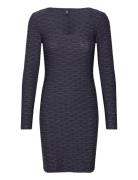 Onlastra L/S V-Neck Glitter Dress Jrs Lyhyt Mekko Navy ONLY