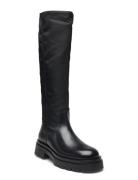 Meghany Long Shaft Boot Korkeavartiset Saapikkaat Black GANT