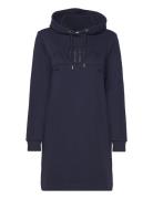 Reg Tonal Shield Dress Lyhyt Mekko Navy GANT