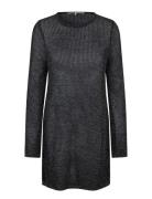 Nira Knit Dress Lyhyt Mekko Black Second Female