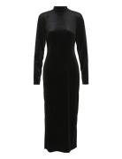 Kamaligz Ls Long Dress Maksimekko Juhlamekko Black Gestuz