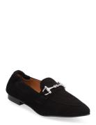 Biatracey Loafer Sneffle Suede Loaferit Matalat Kengät Black Bianco