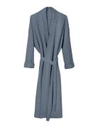 Big Waffle Bathrobe Aamutakki Blue The Organic Company