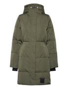 Phyllysiw Classic Coat Topattu Pitkä Takki Green InWear