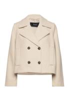 Vmvincemia Short Jacket Noos Villakangastakki Beige Vero Moda